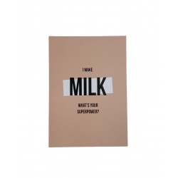 Postkarte Milk Superpower
